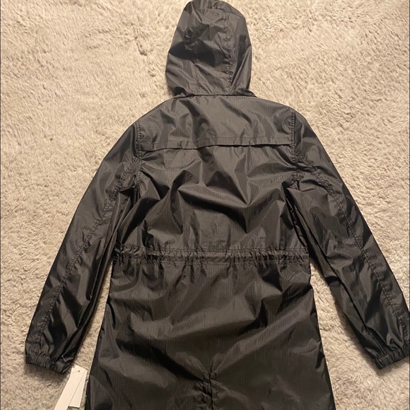 Black White Tag Trench-coat BRAND NEW - Picture 2 of 2